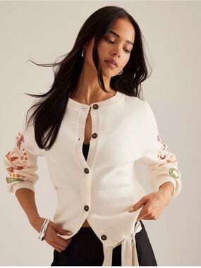 Cream Enchanted Cardigan - S